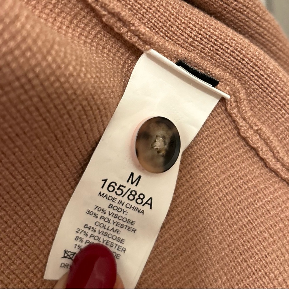 NWT Kate Spade Classic Tan Cape Coat - Picture 6 of 6